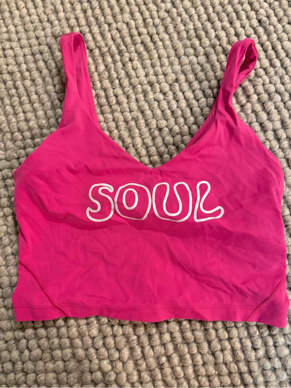 Lululemon align tank pink/soulcycle
